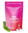 Pink Stork Organic PMS Tuki makeisia teini-ikäisille ja naisille - yksinkertainen & Natural Ingredients B6-vitamiini ja piparminttu - Aika, Ruokavalio, Turvotus, Mieliala Swings - 30 tippaa