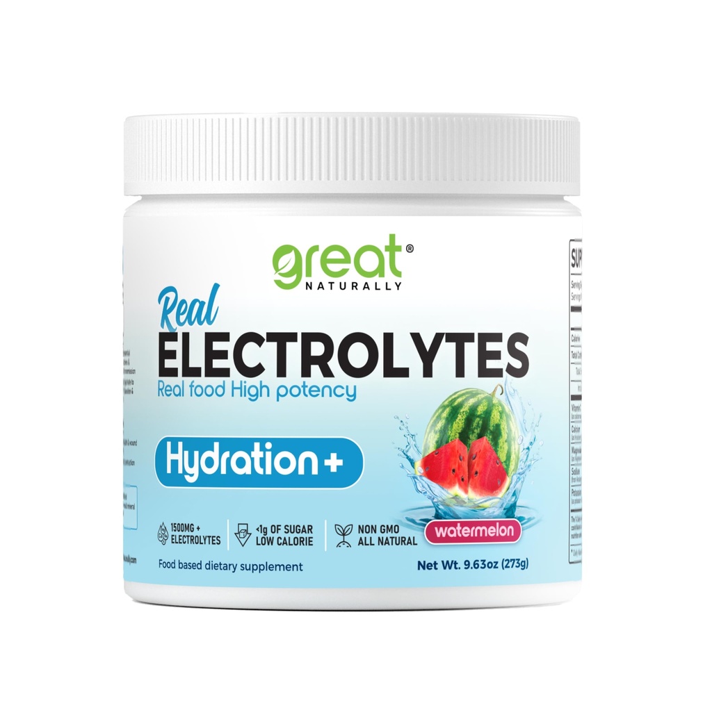 Elektrolyytit Powder Hydration ... Real Food Korkea teho... Watermelon 30 Tarjoilut...