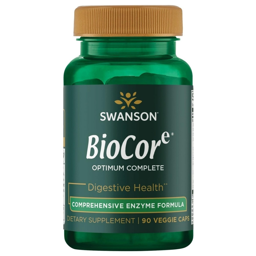 Swanson Biocore Optimum Täydellinen Ultimate Full Spectrum Enzymes 90 Veg Kapselit