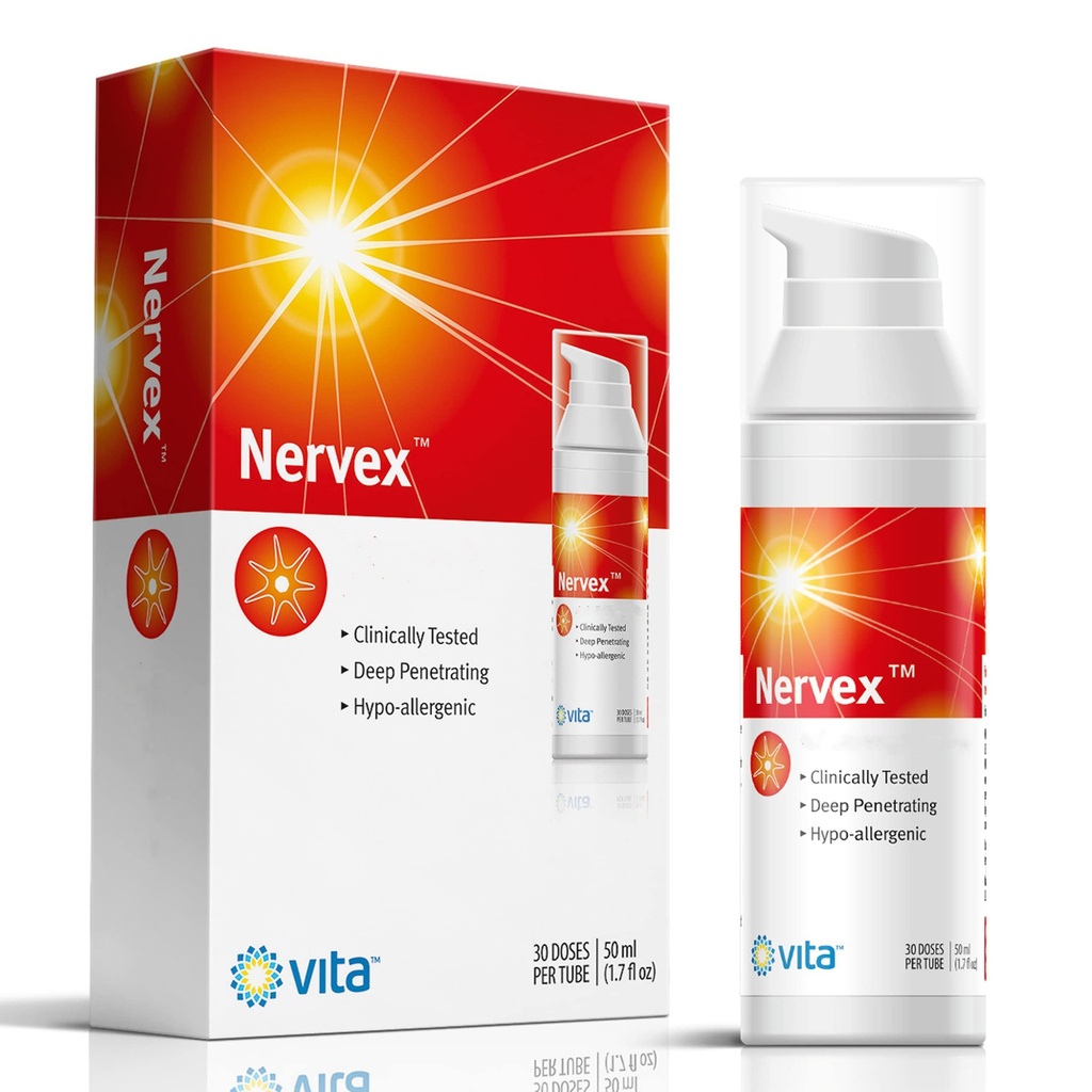 Vita Sciences Nervex Maximum Neuropatia Support, Tieteellisesti kehitetty tehokas luonnon nopea Cream jalat, kädet, jalat, varpaat