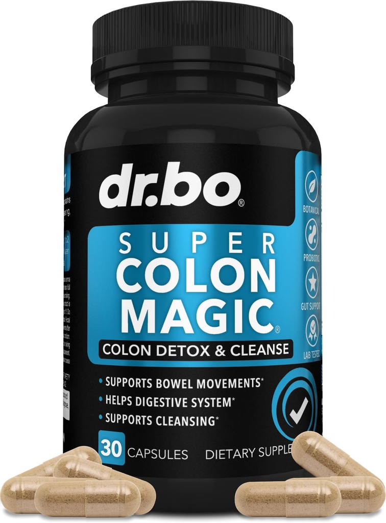 Colon Cleanser Detox för viktflush - 15 Day Colon Cleanse Pills & Probiotic - Fast Natural Laxative, förstoppningshjälp, Bowel Movement Supplements for Intestinal Stomach Bloating Gut Loss Support