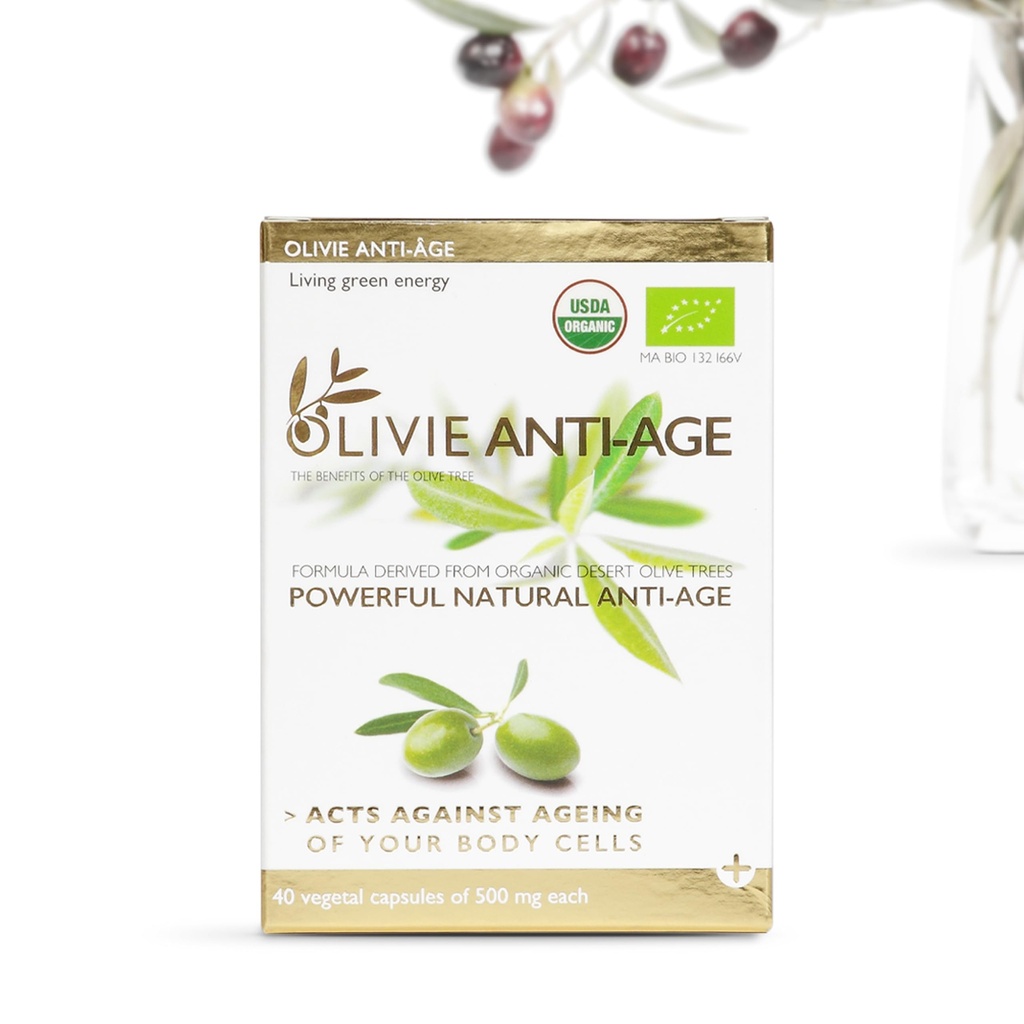 Orgaaninen antioksidantti Polyfenolit Rich Olive Leaf Extract Supplement Kapselit Olivie ... Hydroksityrosol Oleuropein anti- ikääntyminen täydennysosa 40 kapselia