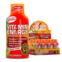 Vitamiini Energy Focus+ Extra Strength Energy Shot Fruit Punch 12 pakkaus, 260 mg luonnollinen kofeiini, B-vitamiinit, CoQ10, Aminohapot, tarkennus, tuottavuus ja selkeys, nollasokeri, gluteeniton, 1,93 fl oz