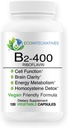 B2-400 Pure Riboflaviini - Hermoston terveys, Homokysteiini Detox, Kardiovaskulaari, auttaa lisäämään energiaa, mielen kirkkautta, aineenvaihduntaa ja solujen toiminta (120)