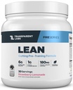 Läpinäkyvät Labs Lean Pre-Workout - Body Recomposition Pre Treenout miesten ja naisten asetaatti L-karnitiini, Beta Alanine Powder, & PurCaf Organic Comfeine Powder - 30 tarjoilua, mansikka sitruunaa