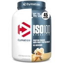 Dymatize ISO100 Whey Protein Powder Isolate, vanilja, 25g proteiinia, 3 punta, 5.5g BCAAs, Alle 120 Cal., Gluteeniton, 1g rasvaa, 1g sokeria, 2g Karb (45 tarjoilua)