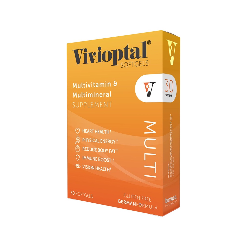 Vivivalital Multi, 30 Softgels, Multivitamiini & Multimineral, Gluteeniton, Saksan Formula
