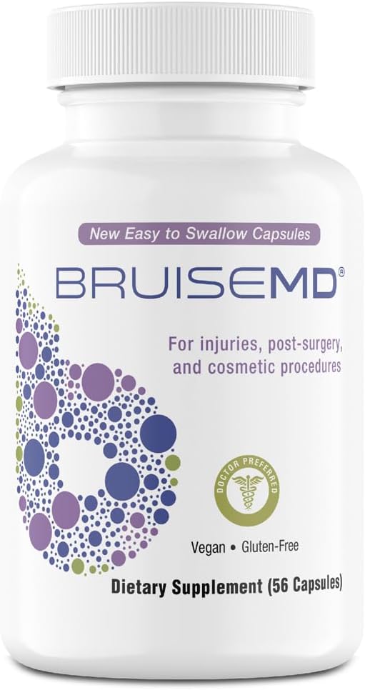 Arnica 1000 mg ja bromelain 500 mg 2400GDU/g täydentää mustelmia ja turvotusta, helppo niellä kapselit (14 päivän toimitus) - kehittynyt bruise hoito kaava