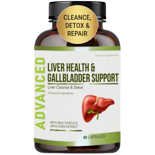 Maksan Health Formula ja Sappirakko Tuki-Liver Cleanse Detox & Korjaus tukea Maksan Uusia Artisokkauute, Milk Thistle, Voikukka Leaf. Maksan Detox lisäravinteet maksan tukeen.