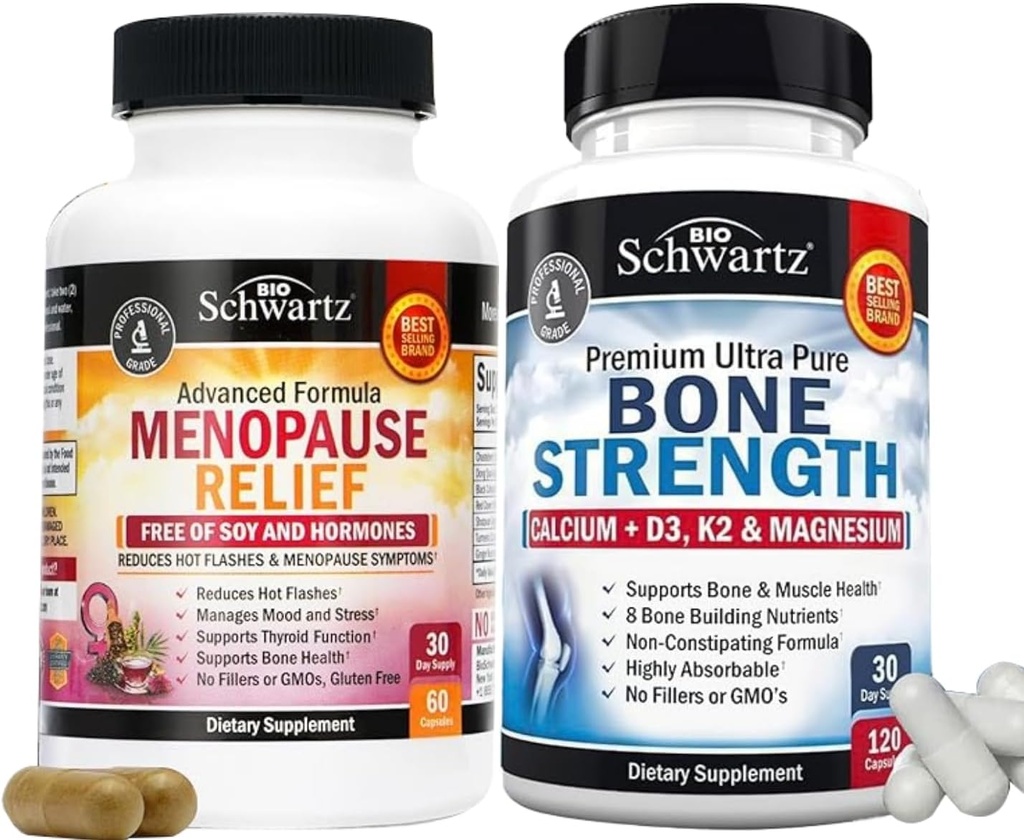 BioSchwartz Advanced Strength Pre ja Probiootit täydentää digestiivinen Enzymes (2 kuukauden tarjonta) Plus B-vitamiinia C-vitamiini (2 kuukauden tarjonta)