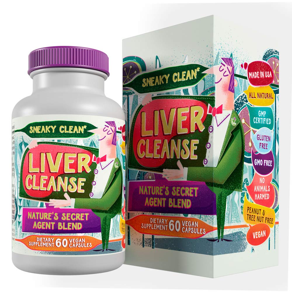 Maksan puhdistaminen Tuki täydentää w maito Thistle - Nature's salainen Agent Blend - 60 vegan kapselit