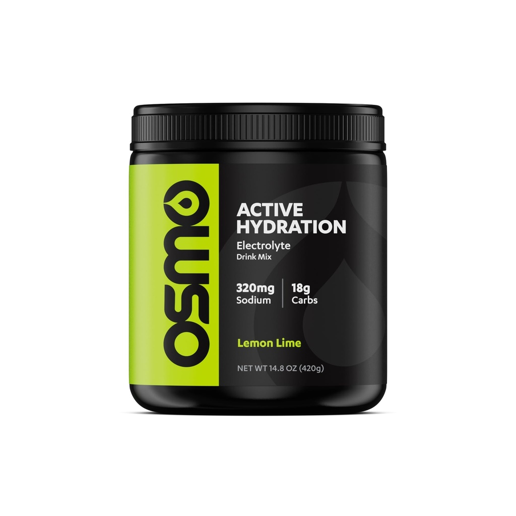 Osmo Active Hydration Electrolyte Powder (20 portioner) - Inkluderar natrium, magnesium, kalium, kolhydrater och vitaminer, Cane Sugar - Alla naturliga ingredienser, 3X Faster Hydration, ökar kraft och uthållighet