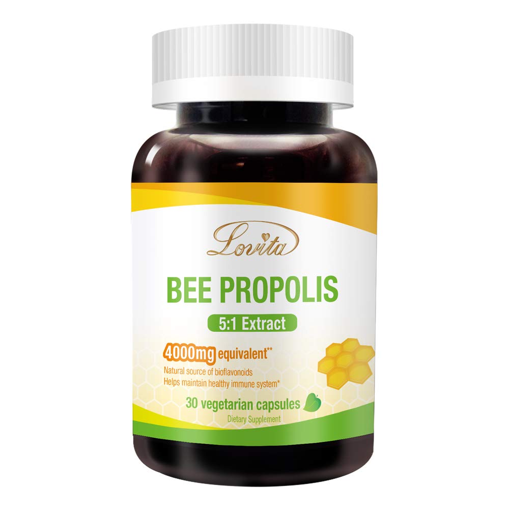 Lovita Propolis Kapseli ... Korkea teho... 5:1 Keskittyminen...