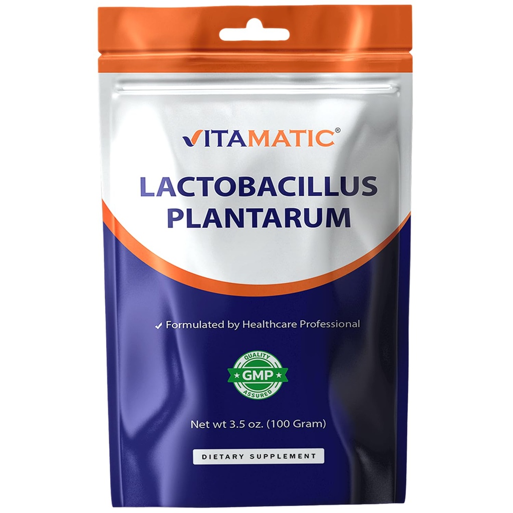 Vitamaattinen Lactobacillus Plantarum Probioottijauhe - Ruoansulatuskanavan tuki - 100 Gram (3. 5 OZ) - 100 tarjoilua