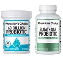 Läkarens CHOICE Bloat & Gas Probiotic 30ct + 60 miljarder probiotiska 30ct - Digestive Wellness Bundle