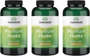 Swanson Psyllium Husk Dietary Fiber Supplement 610 mg 300 kapslar - (3 Pack)