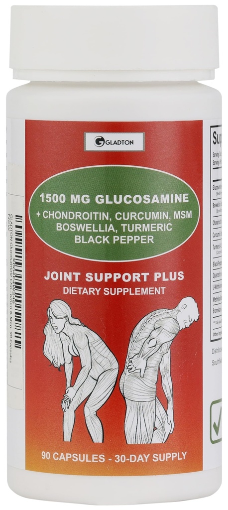Glukosamiini Chondroitin MSM Curcumin Turmeric Boswellia - Joint Support Supplement for Bone Back Polvee Hand Joustavuus, liikkuvuus. Naisten ja miesten yhteinen terveysliite 90 kapselia