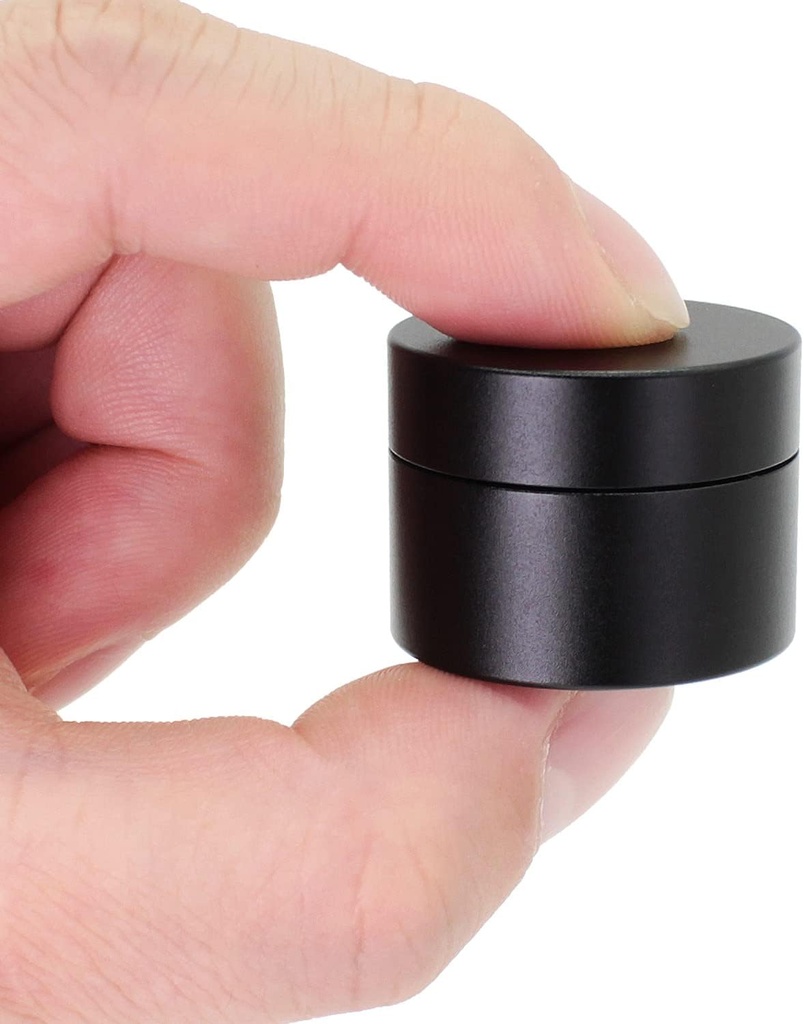 Kannettava päivä pilleri tapauksessa, Heavy Duty alumiiniseos pyöreä pilleri laatikko, vedenpitävä matka pilleri Järjestäjä, taskulaukku Vitamiinin haltija EDC säiliö ulko telttailuun