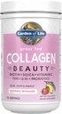 Puutarha Life Grass Fed Collagen Kauneus - Mansikka sitruunamehua, 20 Tarjoilua, jauhetta naisille miesten hiukset ihon kynnet, hydrolysoitu kollageeni Peptides proteiinijauhe täydentää
