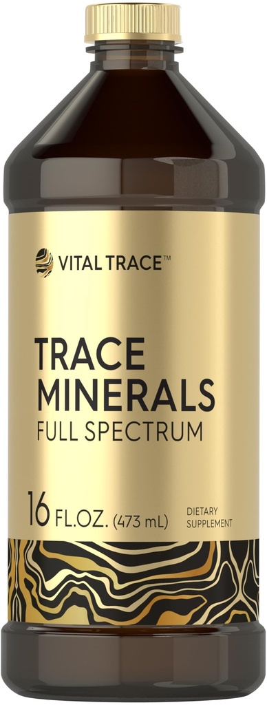 Carlyle Trace Minerals Supplement ... 16 fl oz ... Täysspektri magnesiumilla. Liquid Complex with Sulfate, Litium, and Boron kasvissyöjä. Muut kuin muuntogeeniset organismit ja gluteeniton organismi