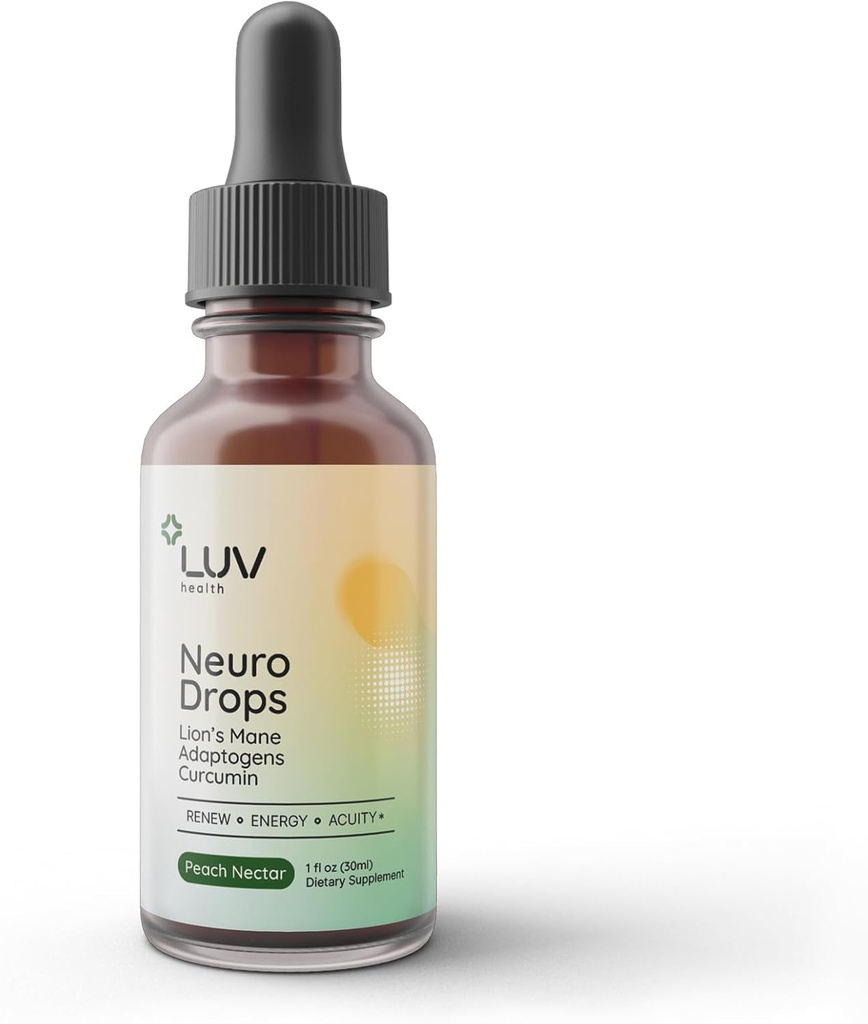 LUV health Neuro Drops Nerve Pain Support & Joint Comfort with Lion