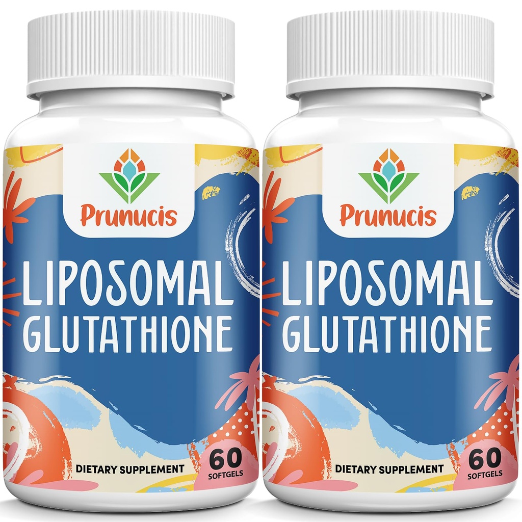 2400MG Liposomaalinen glutationi, jossa on C-vitamiinia, Milk Thistle & Alfa-lipoiinihappoa, Master Antioksidantteja, Pure Alennettu L-glutationi - immuunijärjestelmä, solujen korjaus, energia, korkea imeytyminen, 120 Softgelia