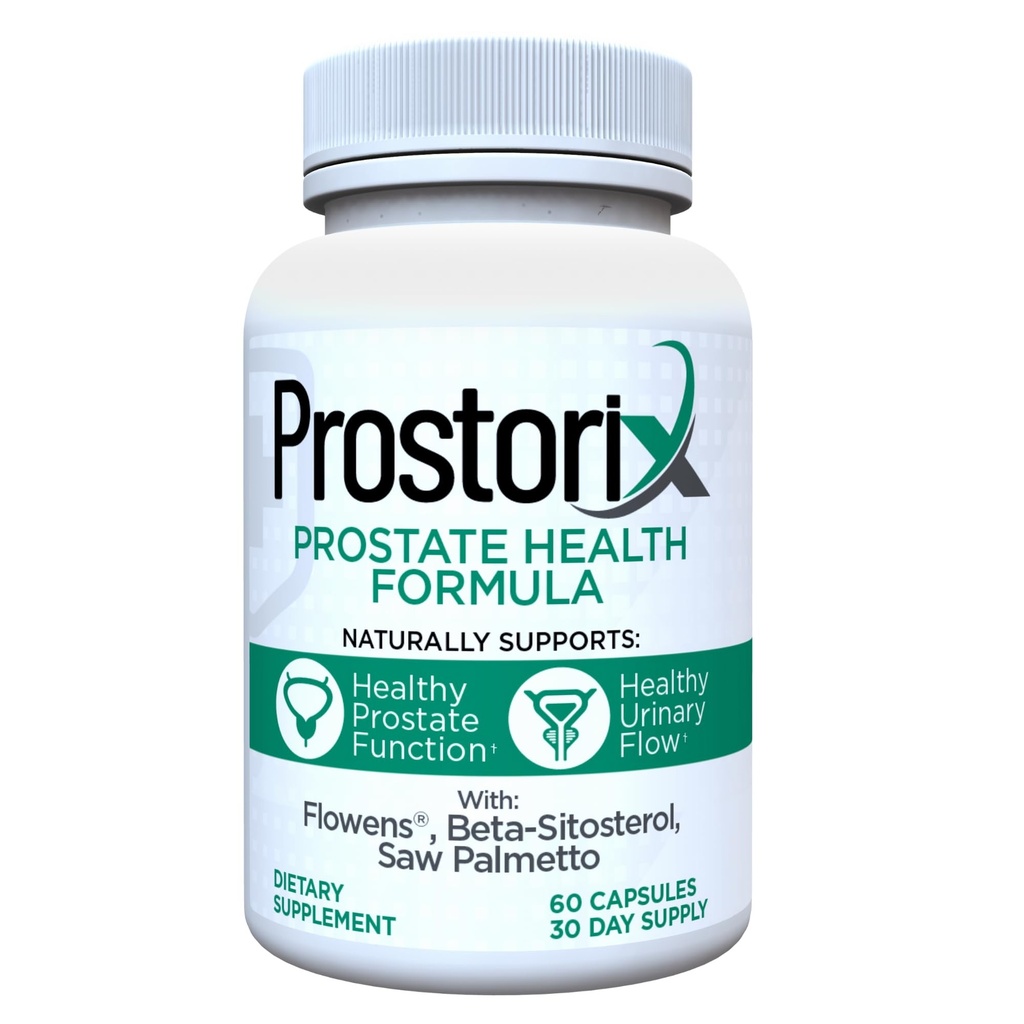 Prostate Supplement for Men- Natural Prostate Formel hjälper till att minska frekvent urinering och främja övergripande prostata hälsa - Saw Palmetto, Beta-Sitosterol, Flowens Cranberry Powder & More