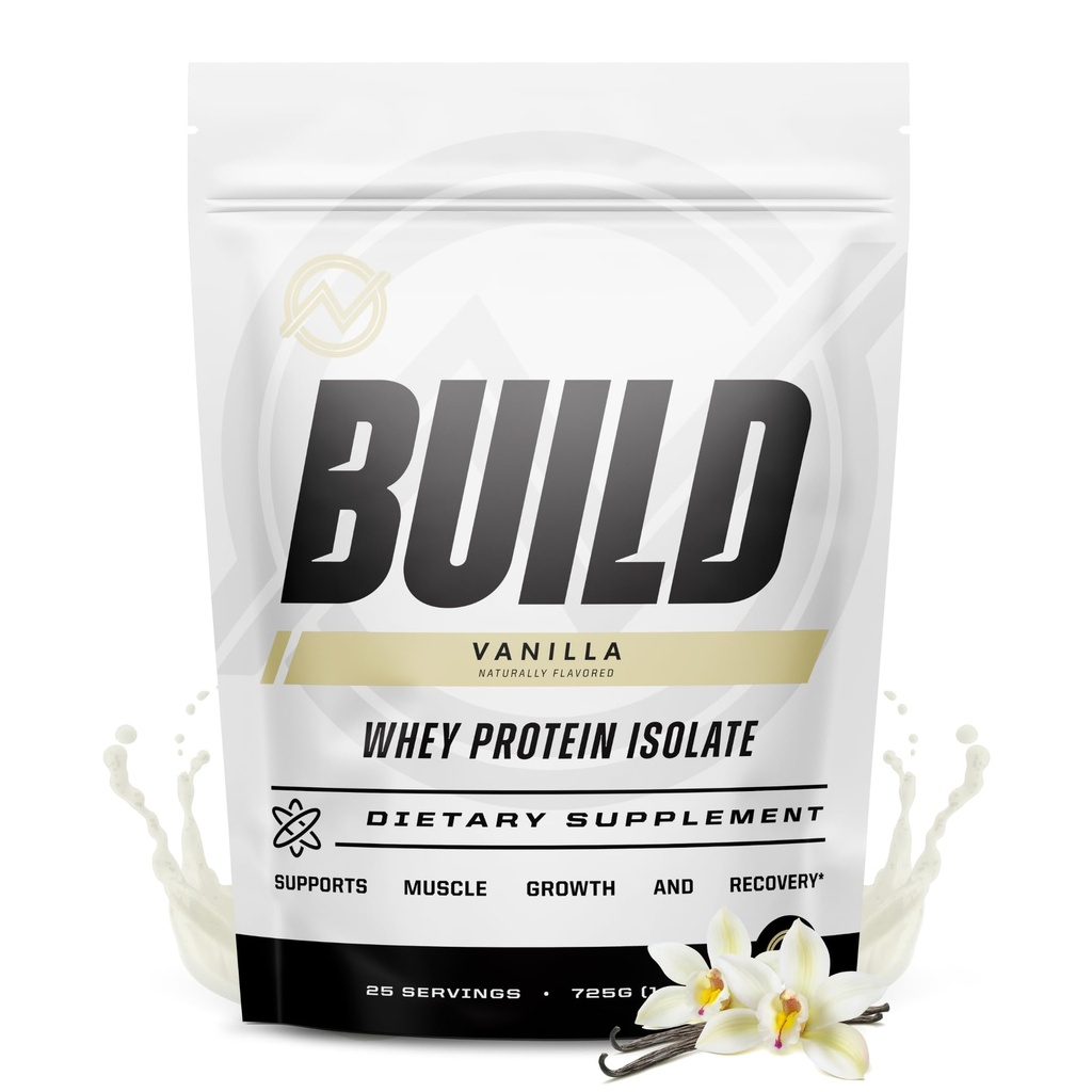 Outwork Nutrition Whey Isolate Protein Powder - Accelerates Lihas Building & Recovery - Matala laktoosi, Gluteeniton - Post Treenout täydennysosa - tehostettu proteiinisynteesi, vanilja, 1,6 lbs