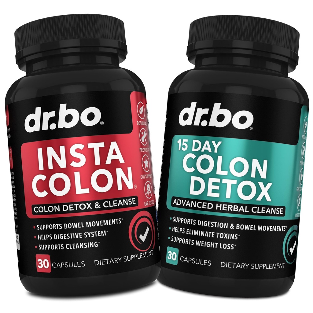 Colon Cleanser Detox täydentää kapselit - 15 päivän Colon Cleanse pillereitä & Probiootti kasviperäisten puhdistus - päivittäin luonnollinen Bowel liikkuvuus täydentää suoliston vatsan turvotus Ruoansulatuskanavan tuki