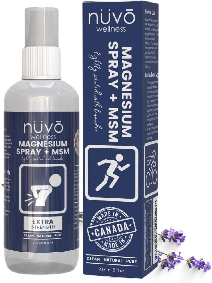 Nuvo Wellness Magnesiumsumute MSM: llä ... Extra Strength...