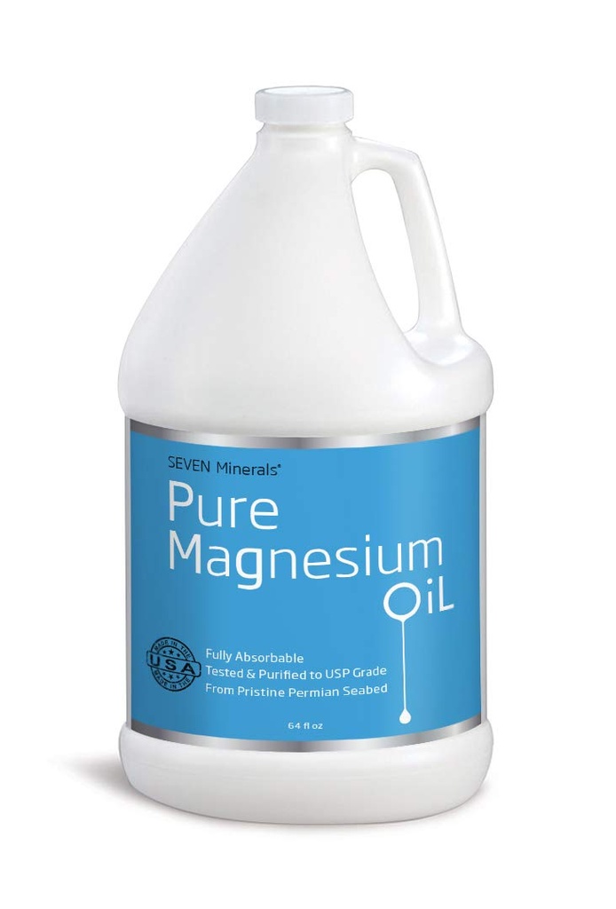 Sju mineraler ren magnesiumolja 64 oz