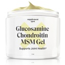 Glukosamiini Chondroitin MSM Gel (4 oz) - yhdessä Glukosamiinin, kondroitin, MSM & bromeliinin kanssa tukemaan naisten ja miesten yhteistä terveyttä (90 päivän tarjonta)
