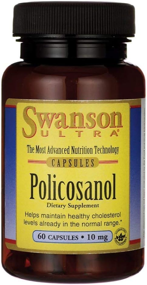 Swanson Policosanol 10 Milligram 60 kapslar