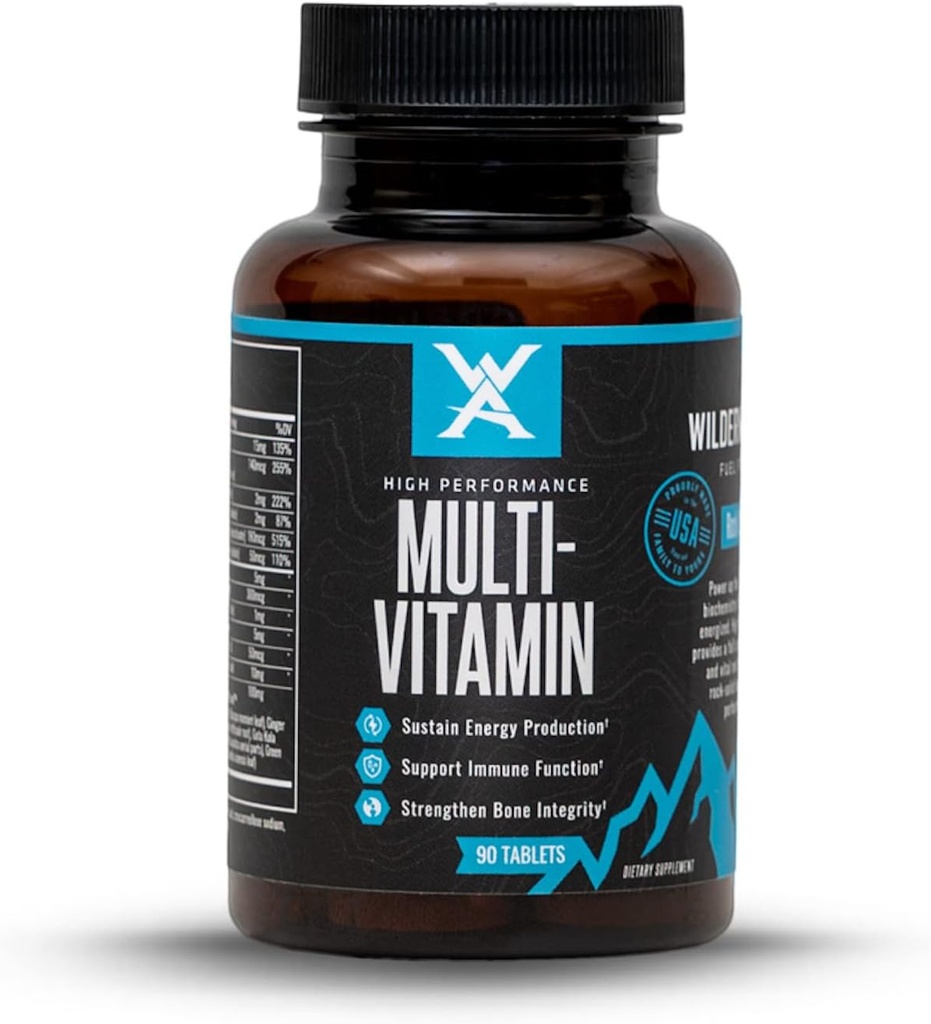 Wilderness urheilija - High Performance Multi-vitamiini . Päivittäinen monivitamiini miesten ja naisten - aikuisten vitamiinit täydentää kromi ja vanadiini - miesten ja naisten monivitamiini