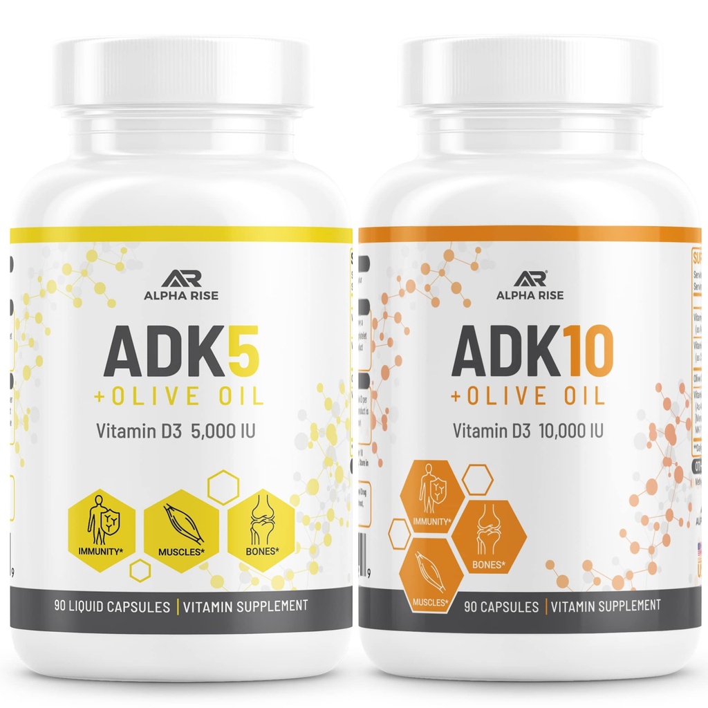 ADK 5 - vitamiinilisä + ADK 10 - vitamiinilisä