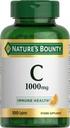 Naturens Bounty Vitamin C 1000mg, Immune Support Supplement, kraftfull antioxidant, 1 Pack, 100 Caplets