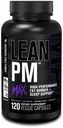 Jacked Factory Lean PM Max - Högpresterande viktminskning, Sleep Support, Fat Burner och Appetite Suppressant för män och kvinnor w / Melatonin, Magnesium, Carnipure & Ashwagandha - 120 Diet Pills