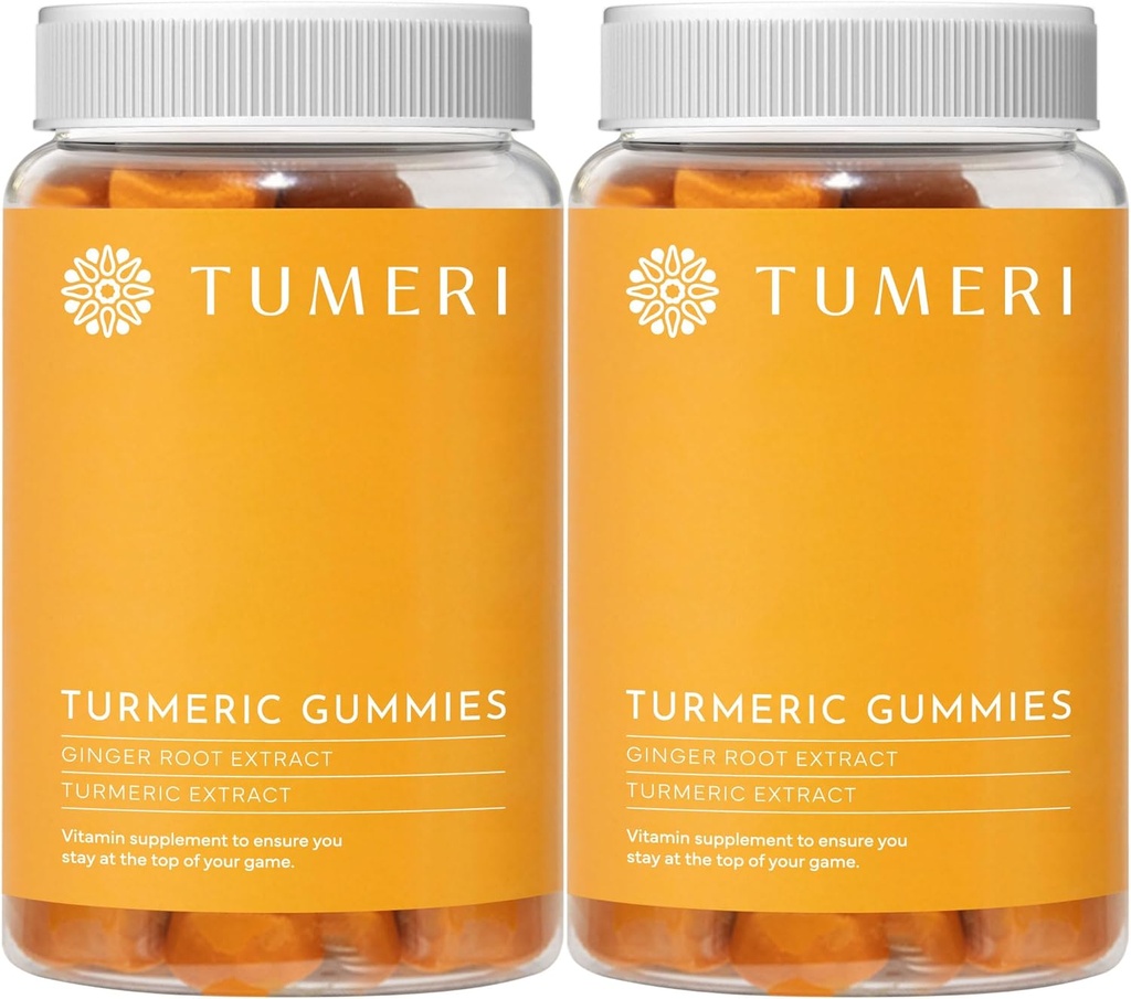 Tumarikurkuma ja inkivääri Gummies 