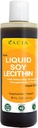 Kacia Pure Soy Lecithin Liquid | Vegan Lecithin 8 oz | Natural Food Grade Emulsifier & Stabilizer för Baked Goods & Chocolates | Lecithin Soy Moisturize i Skin & Hair Cosmetics Creations