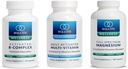 Equilife - Aktivoitu B Complex (60 tt.), Full Spectrum Magnesium (180 t.), Daily Active Multi-Vitamin (30 Servings)