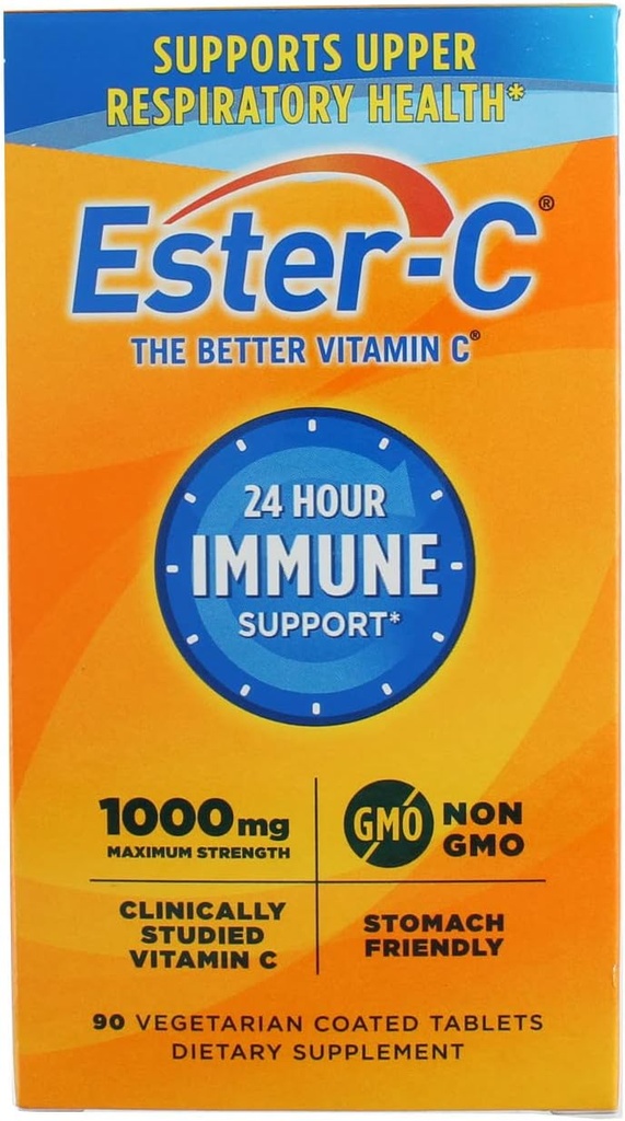 Ester-C-vitamiini C, 1000 mg tabletit, 90 Count pullo