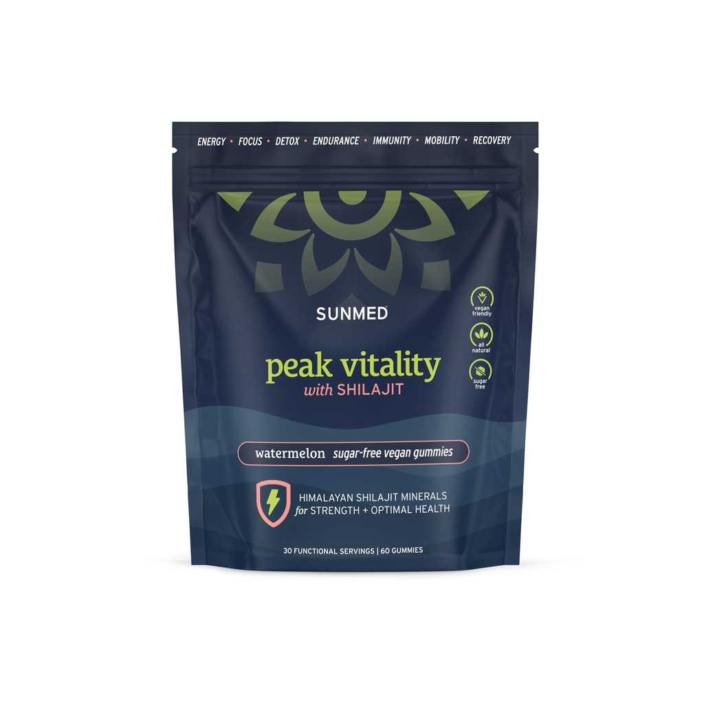 Peak Vitality Himalayan Shilajit Gummies for Strength, Energy & Optimal Health ...