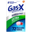 Gas-X Extra Strength purutabletti, jossa on 125 mg simetikonia paisuttavalle Reliefille, kirsikka - 72