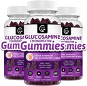 Glukosamiinikondroitiini Gummies MSM & Elderberry ... Extra Strength Mobility & Joustavuus Support, antioksidantti Immuuni täydentää aikuisille, miehet & naiset - 60 Chondroitin Gummies (3 pakkaus)