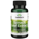 Swanson Pinaatti Leaf Extract - kasviperäisten täydentää edistää yleistä terveyttä - Green Foods Formula w/Benetic Thylakoids & klorofylli - (60 kasviskapselit, 650 mg Each)