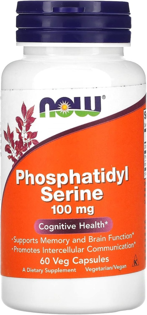 NYT Ruoka Fosfatidyyliseriini, 100 mg, 60 Veg kapselia