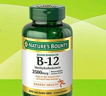 Luonnon Bounty B-12 2500mcg, 300 Tabs