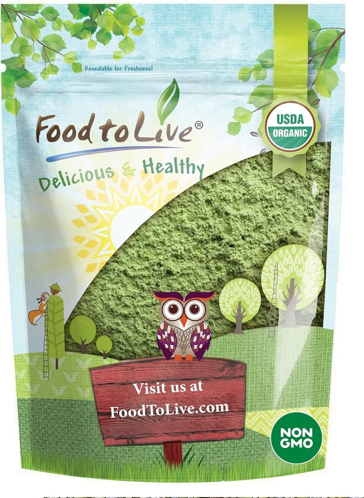 Ruoka eläväksi Organic Wheatgrass Powder, 2 kiloa ...