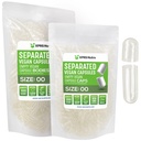 XPRS Nutra Vegan Koko 00 Erilliset kapselit - 1000 Count Premium Tyhjät kapselit Erotettu laukut - Tyhjä Tyhjä 00 Pillereitä DIY täydentää