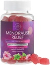 Vaihdevuodet lisäravinteet naisille - täydellinen luonnollinen lievä kuumat liekit ja yöhietteet Tuki, Multi Benefit Vaihdevuodet Relief Gummy, Tuki Balance & Energy, Gluteeniton & ei-GMO - 60 Gammat